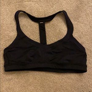 Lululemon black racer back bra